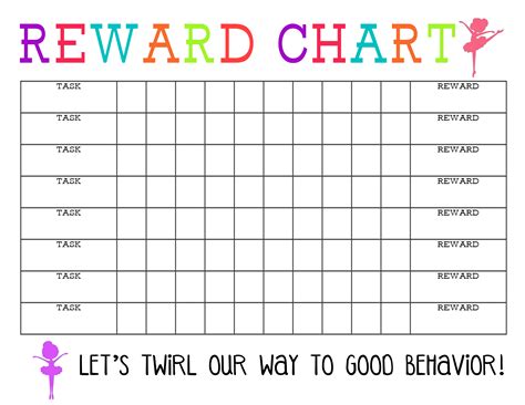 Visual Reward Chart Printable